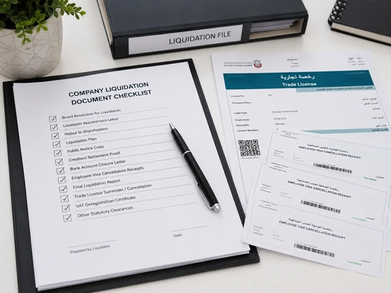 Documents required for company liquidation in UAE — trade license MoA and clearance certificates checklist Modest Consulting Services